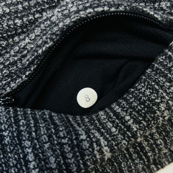 Lululemon Race Your Pace Long Sleeve Running Shirt Women's Size 8 Gray/Black - Picture 12 of 16